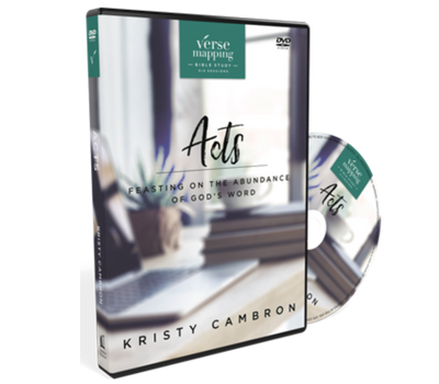 Verse Mapping Acts Video Study DVD by Kristy Cambron