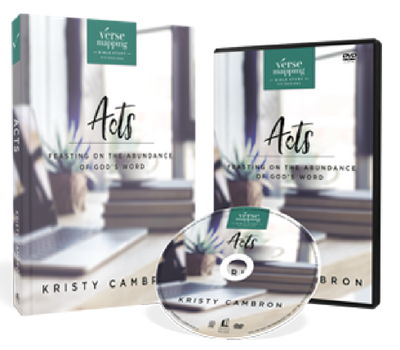 Verse Mapping Acts DVD and Study Guide Pack by Kristy Cambron
