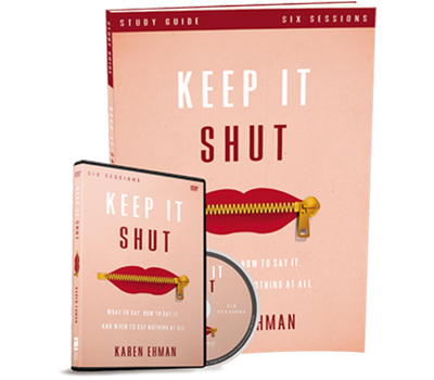 Keep It Shut DVD and Study Guide by Karen Ehman