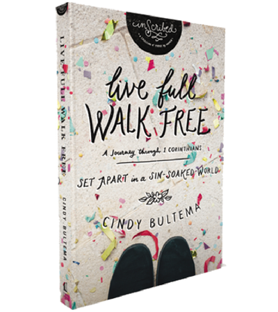 Live Full, Walk Free Book and Guide by Cindy Bultema